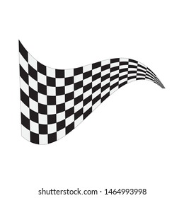 Race rally checkered speed flag