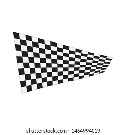 Race rally checkered speed flag