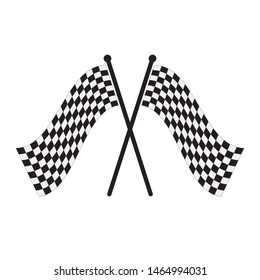 Race rally checkered speed flag