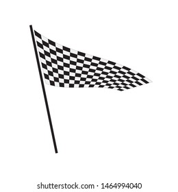 Race rally checkered speed flag