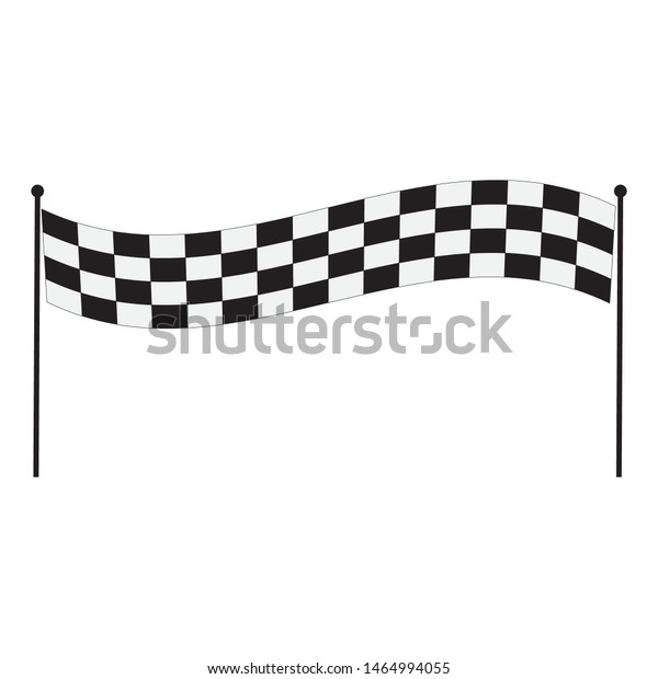 Race rally checkered speed\
flag