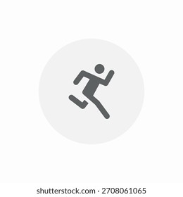 Vector de signo de icono de carrera