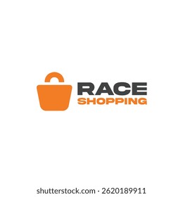 Race Shopping Diseño de Logo Simple
