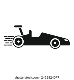 Race speed car icon simple vector. Car meter scale. Fast boost