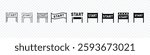 Race Starting Point with "START" Glyph Icon