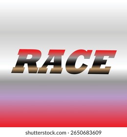 Efeito de Texto de Corrida no Plano de Fundo do Gradiente