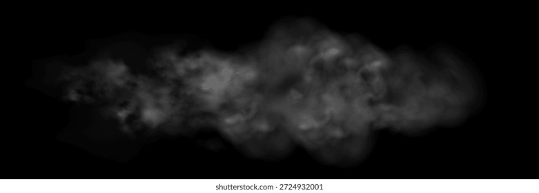 Race track background with thick dust clouds and smoke effects on dark asphalt, capturing high-speed car motion with atmospheric fog and light streaks.