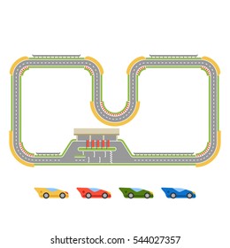Race Track Curve Road Stock Vector Royalty Free 542779456 Race Track Curve Road Stock Vector Royalty Free 542779456