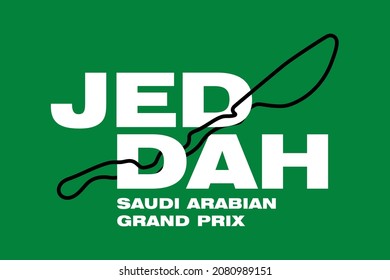 Race tracks, circuit for motorsport and auto sport. Jeddah, Saudi Arabian. - Shutterstock ID 2080989151