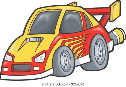 Ilustración de vectores Race-Car