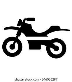Racer Glyph Vector Icon