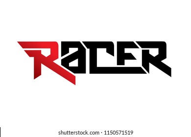 Racer  typography design vector, for t-shirt, poster and other uses