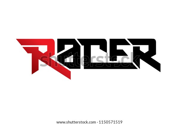 Racer  typography design vector, for t-shirt, poster\
and other uses