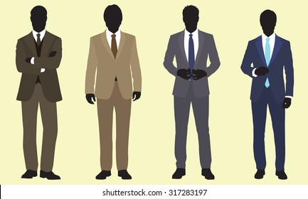 Racially Ambiguous Men in Fitted Suits