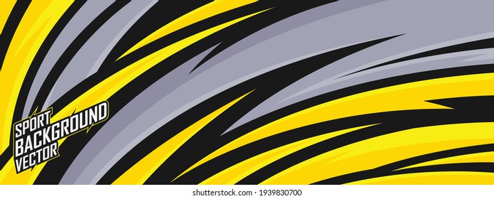 Racing abstract background. Sport line graphic for extreme jersey team, livery, vinyl car wrap and decal.