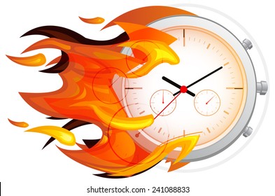 Racing against time - Illustration