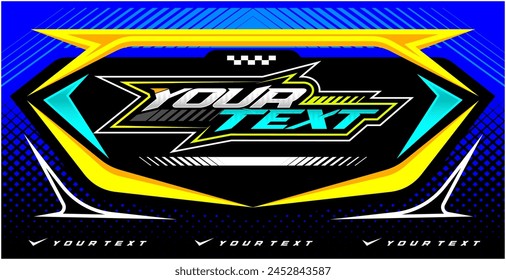 Racing backgroun for banner, Vector racing for banner.