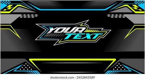 Racing backgroun for banner, Vector racing for banner.