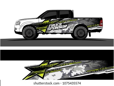 racing background for car graphic. abstract star shape with grunge camouflage design for vehicle vinyl wrap 
