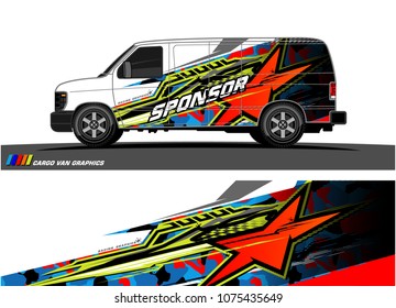 racing background for car graphic. abstract star shape with grunge camouflage design for vehicle vinyl wrap 
