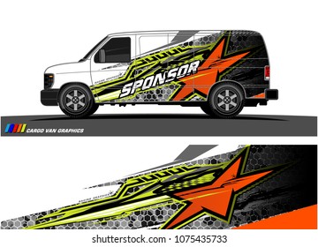 racing background for car graphic. abstract star shape with grunge camouflage design for vehicle vinyl wrap 
