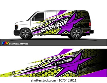 racing background for car graphic. abstract star shape with grunge camouflage design for vehicle vinyl wrap 
