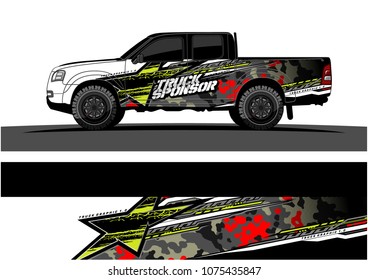 racing background for car graphic. abstract star shape with grunge camouflage design for vehicle vinyl wrap 
