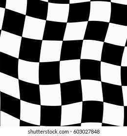 Racing background with checkered flag vector illustration. EPS10.