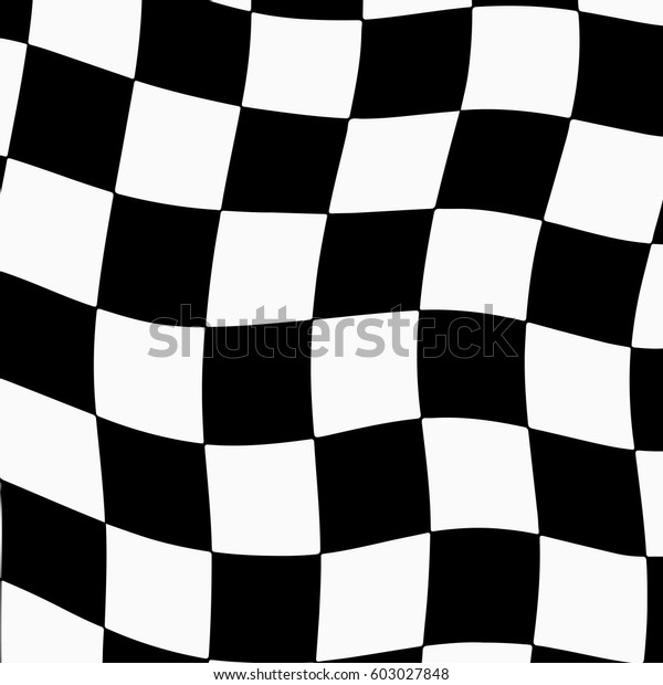 Racing background with checkered flag vector\
illustration. EPS10.