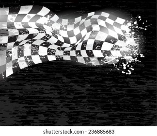 racing background checkered flag wawing