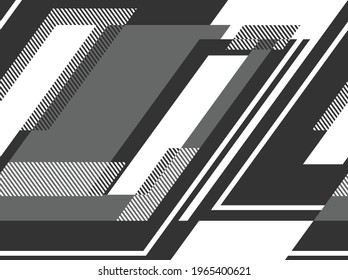 
Racing background geometric. Abstract camo seamless pattern. Print vinyl and decal. Endless texture from colored shapes and lines. Vector