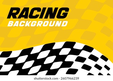 Racing background, race flag background
