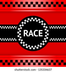 Racing background, square. Vector illustration 10eps