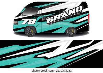 diseños de pegatinas de fondo de carreras para envolturas de coches de camper y más