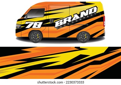 diseños de pegatinas de fondo de carreras para envolturas de coches de camper y más