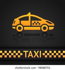 Racing background template, taxi cab vector backdrop. Vector 10eps