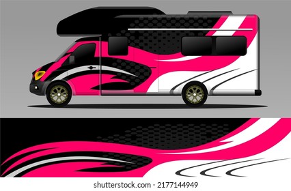 racing background vector for camper car wraps and more