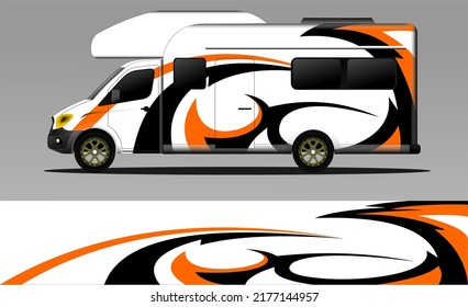 racing background vector for camper car wraps and more