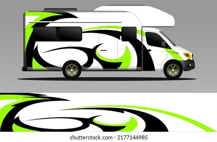 racing background vector for camper car wraps and more