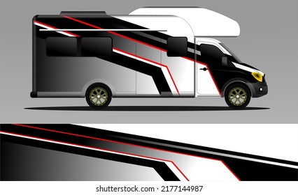 racing background vector for camper car wraps and more