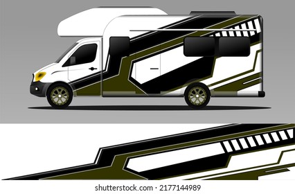 racing background vector for camper car wraps and more