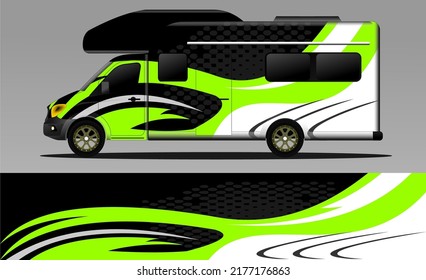 racing background vector for camper car wraps and more