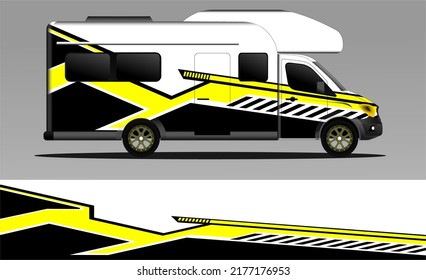 racing background vector for camper car wraps and more