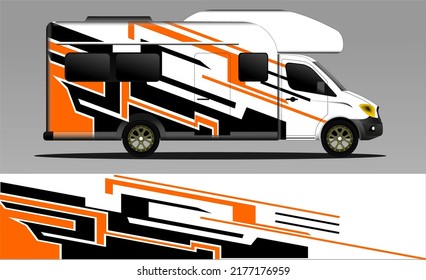 racing background vector for camper car wraps and more