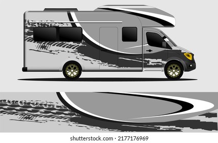 racing background vector for camper car wraps and more