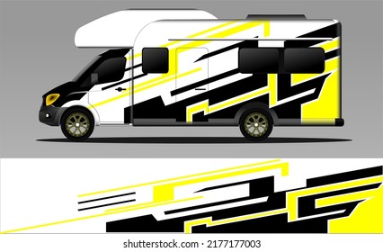 racing background vector for camper car wraps and more