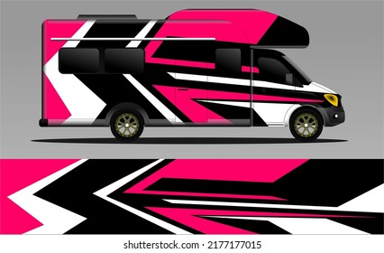 vector de fondo de carreras para envolturas de coches de camper y más