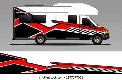 racing background vector for camper car wraps and more
