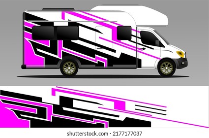 racing background vector for camper car wraps and more