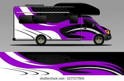 racing background vector for camper car wraps and more